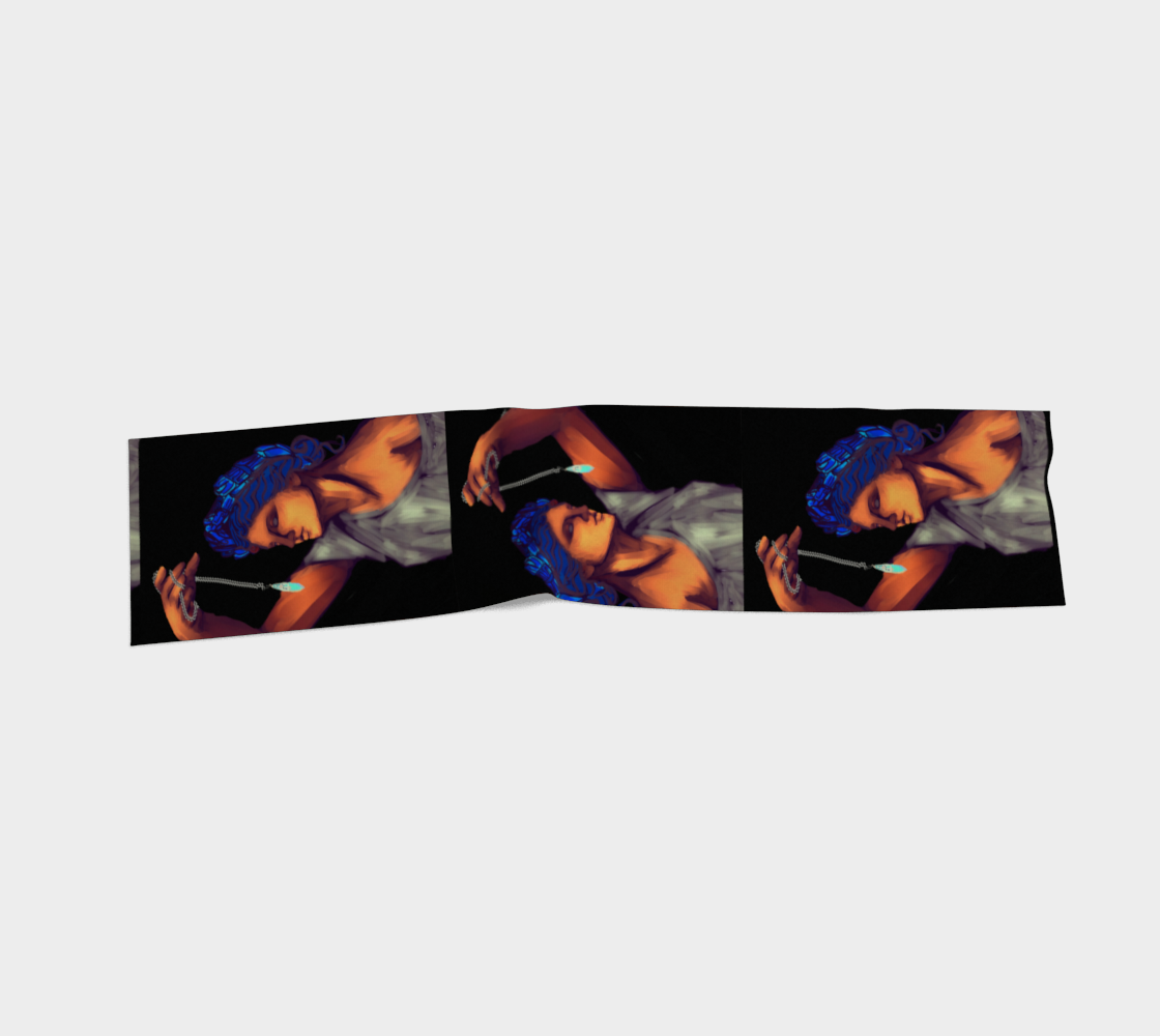 Pendulum silk scarf