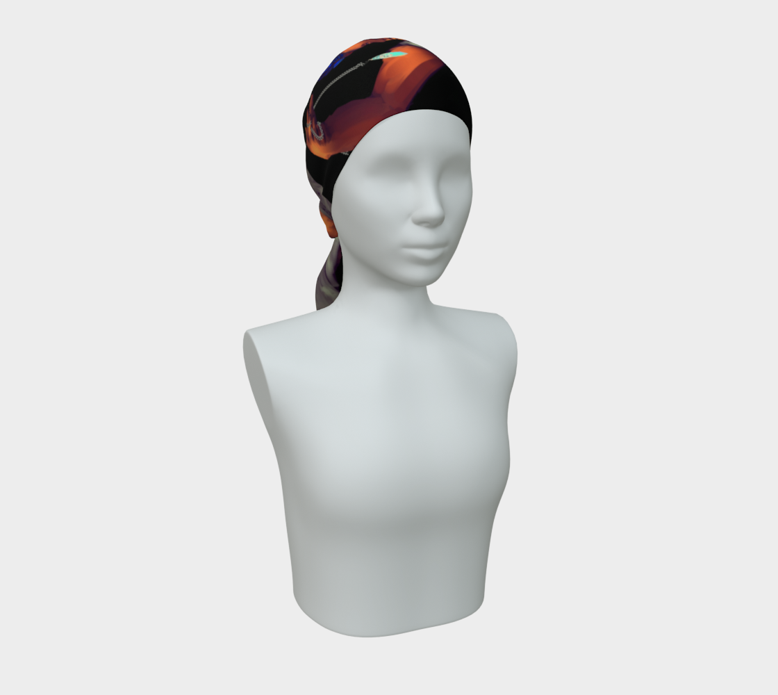 Pendulum silk scarf