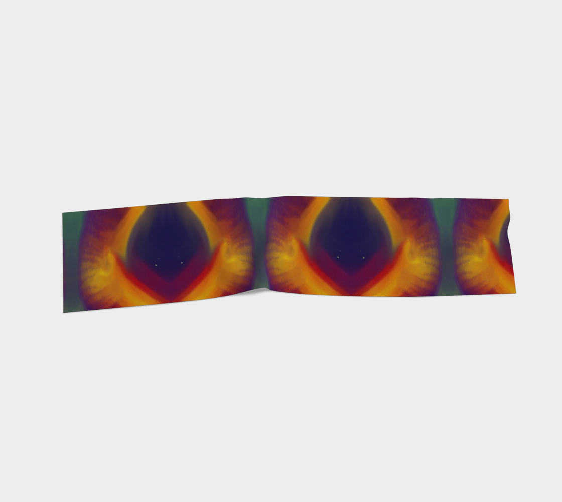 Optic Forest silk scarf